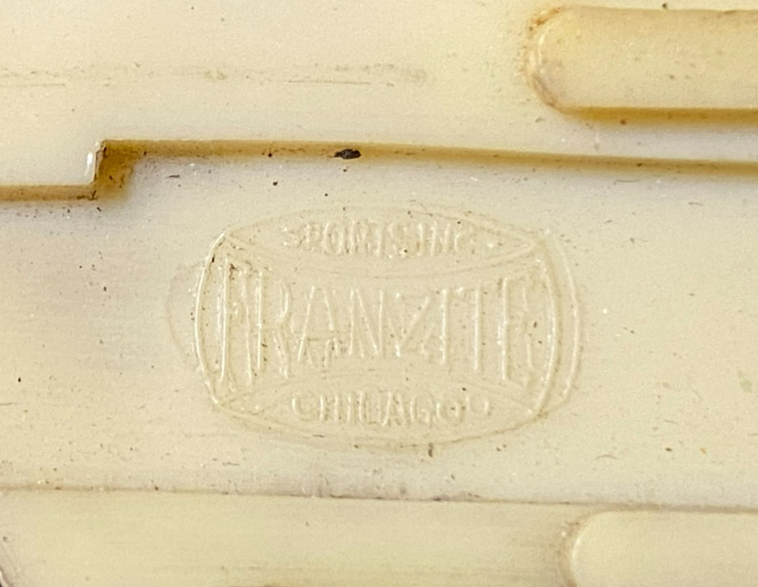 Vintage FRANZITE COLT WOODSMEN CWD Faux Stag PLASTIC Grips NO SCREW eBay