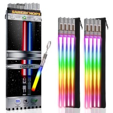 LIGHTSABER CHOPSTICKS LIGHT UP STAR WARS CHOPSTICK LED Glowing Light Saber Ch...