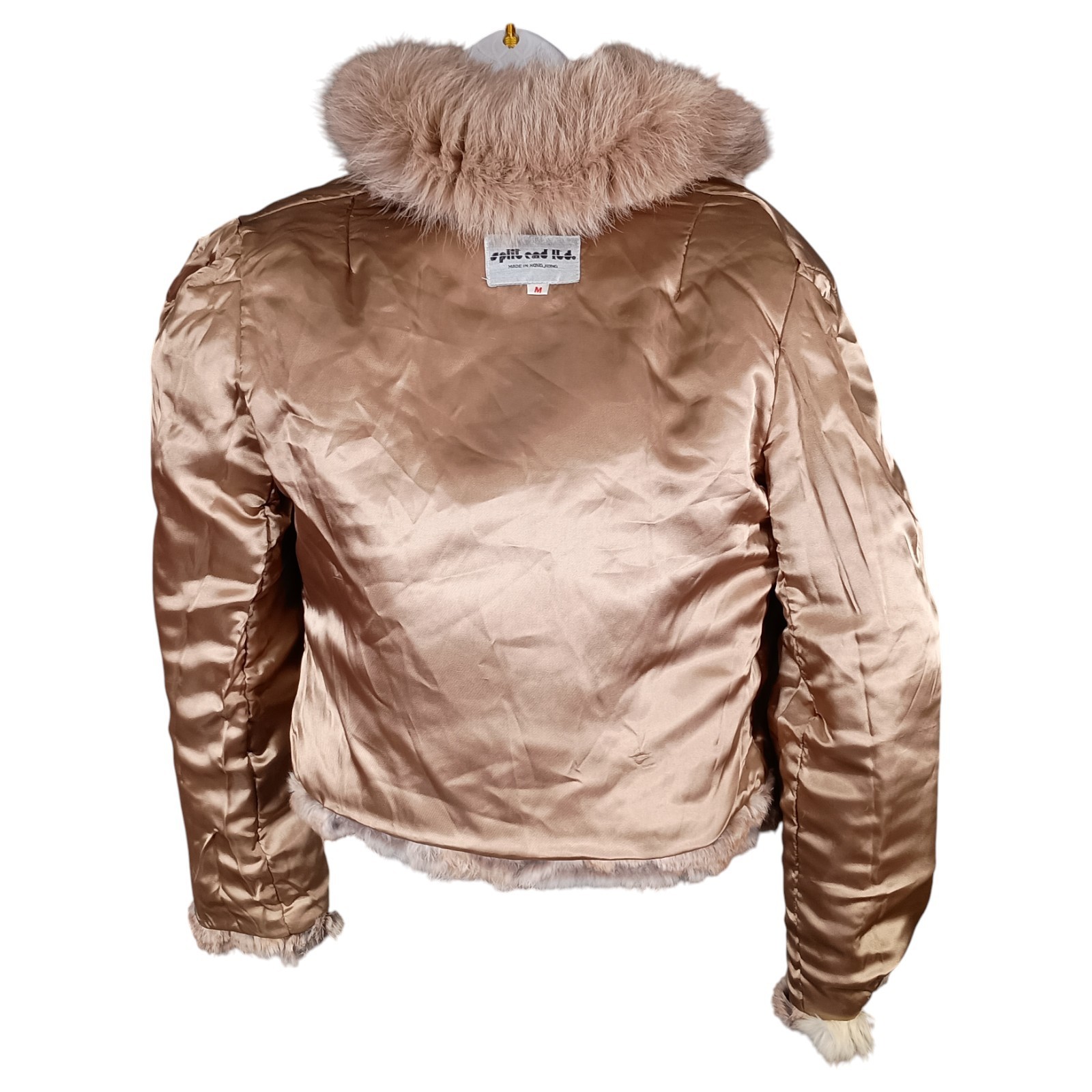 Split End Ltd. Coat M Womens Brown Basic Jacket F… - image 4