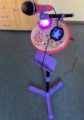 VTech Kidi Super Star DJ Studio Pink 10-in-1 Karaokespielzeug mit Mikrofon
