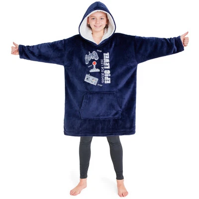 CityComfort Hoodie For Boys, Fleece Oversized Hoodie Blanket