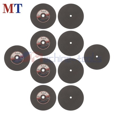 10 Pack 14 Inch Chop Saw Blade 1/8'' x 1'' Arbor Aluminum Oxide T1 Cutting Wheel