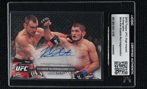 Khabib Nurmagomedov #HA-KN — 2016 UFC card