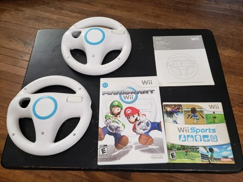 Nintendo Mario Kart Wii Manual Steering Wheels Racing E Everyone Nintendo Wii