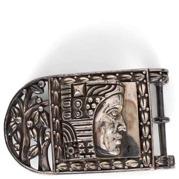 73848 authentische KIESELSTEIN-CORD Sterling Silber 2002 WOMEN OF THE WORLD Gürtelschnalle