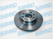 SAMKO 2x Bremsscheibe vorne belüftet für Smart Forfour Schrägheck 453 Fortwo