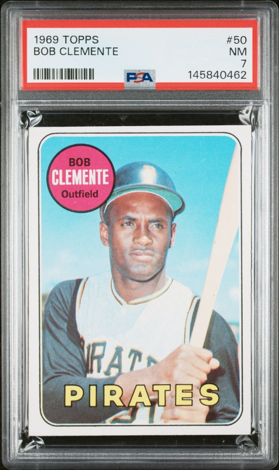 1969 Topps Bob Roberto Clemente #50 PSA 7 NM