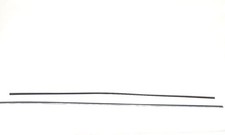 1968 Chevrolet Impala Oem Pair Front Chrome Body Belt Moulding