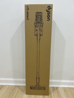 Dyson V15 Detect Plus Cordless Stick Vacuum Cleaner - Yellow/Nickel (New Sealed)