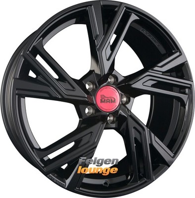 4x MAM MAM RS5 Black Painted (BP) 8,5x20 ET40 5x108