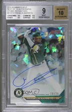 2016 Bowman's Best of Atomic Refractor 18/25 Franklin Barreto BGS 9 Auto k0w
