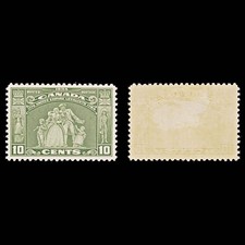 7900: Canada SG333 10c Olive green 1934 Sc#209 Mi176 Mint MH C£45