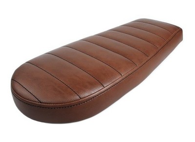 Cafe-Racer, Scrambler, SITZBANK, universal, sozius-geeignet, braun Seat/Selle