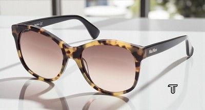 MaxMara MM0007 56F Havana Gradient Brown Plastic 56 mm Women's Sunglasses