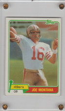 1981 TOPPS FOOTBALL CARD JOE MONTANA ROOKIE ORIGINAL VINTAGE