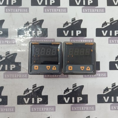 SELEC DTC204A-2 DIGITALER TEMPERATURREGLER MENGE 2 STÜCK KOSTENLOSER SCHNELLE...