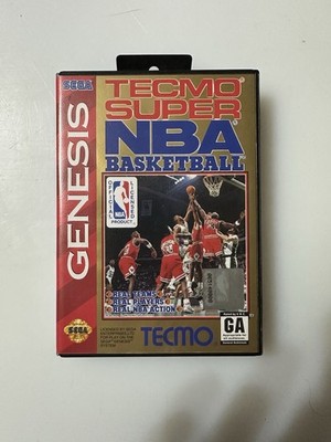 Tecmo Super NBA Basketball (Sega Genesis, 1993) CIB 