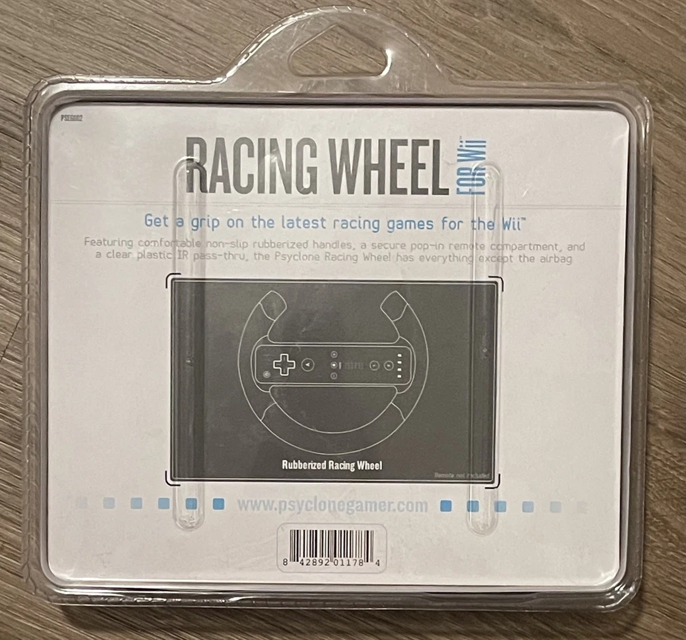 Psyclone Essentials Racing Wheel Nintendo Wii  - Image 2 of 2