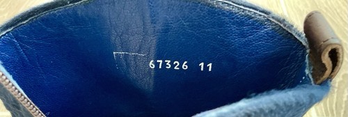 Mark Nason Dallas Galveston Navy Pony Hair Mens Sz 11 Italian Designer Collector - Picture 13 of 18