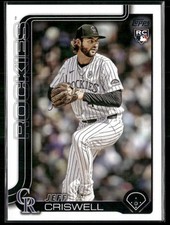 Jeff Criswell 2025 Topps Update #US5 RC Colorado Rockies
