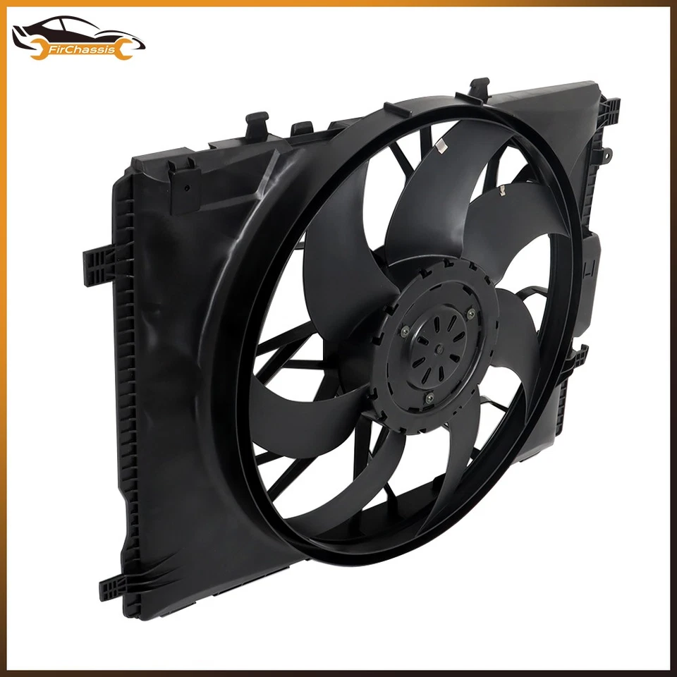 For Mercedes C350 W212 E350 GLK350 08-17 Radiator Cooling Fan 3.0 3.5 2049066802 Foto 4 de 4