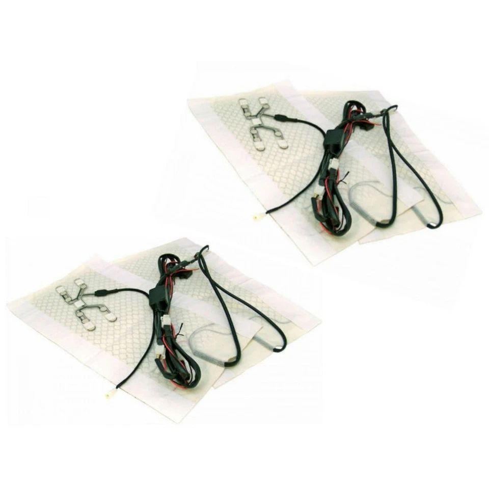 2 seats install,Universal round switch seat heater,heated seat kit,4 pads  - Image 2 of 2