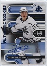 2022 Upper Deck SP Game Used Authentic Rookies Blue Jordan Spence #160 Auto 3z6