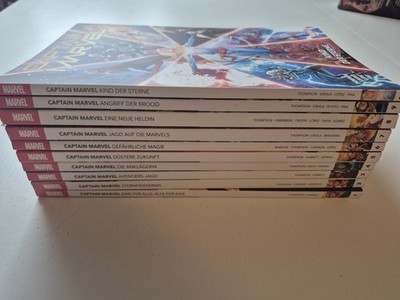 Captain Marvel Nr.1-10 komplett Panini Comic Marvel 1 2 3 4 5 6 7 8 9 10