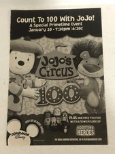 JoJo’s Circus Tv Series Print Ad Advert Playhouse Disney TPA6
