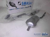 Imasaf Auspuffanlage Komplett+Kat für BMW 3Er E36 318I+Cabrio+Touring 1991-1999