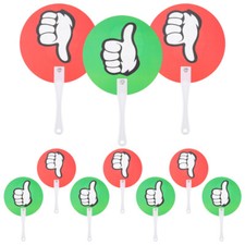 10Pc Voting Paddle Voting Board Classroom Judging Board Classroom Event Supplies