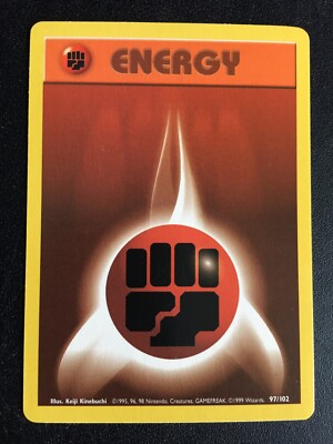 fighting energy pokemon card value - 2019 - Hidden Fates - Holo Call of Legends Type Fighting Energy 97/102 Base Set