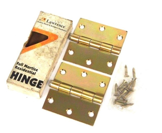 BOX OF 2 NIB LAWRENCE 125001501 DOOR HINGES 3'' X 3'' R2500S eBay
