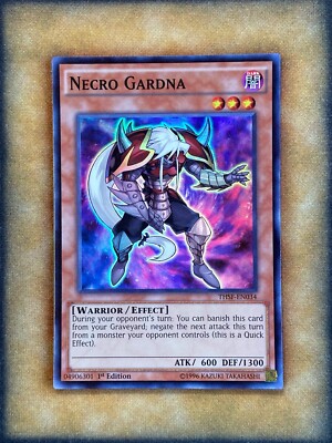 Yugioh Necro Gardna THSF-EN034 Super Rare 1st Ed NM