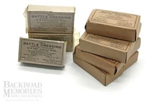 Lot of WW2 U.S. Army (Carlisle Model) Small "Battle Dressing" Bandages (10), HPS