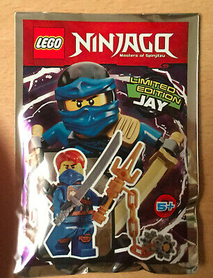 SACHET POLYBAG LEGO MINIFIGURE FIGURINE NINJA NINJAGO NEUF LLOYD V2 TENUE NOIRE