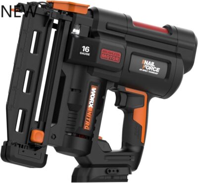 Worx Nitro 20V 16GA Finish Nailer Cordless 70 Nails/Min Sinks Up to 2-1/2'',NEW.