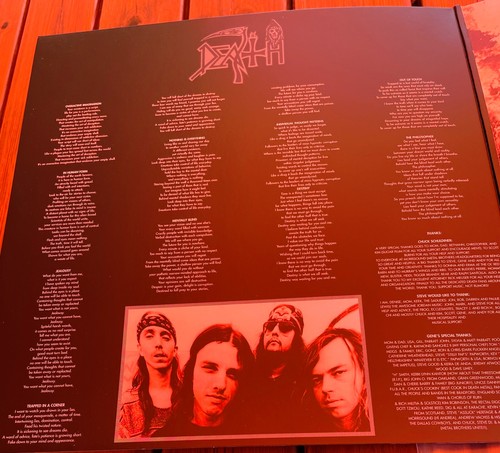 DEATH Individual Thought Patterns CLEAR/RED Splatter Vinyl LP 12" 2007 NEU - Bild 4 von 8