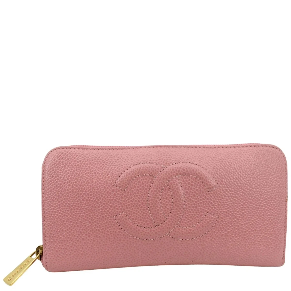 chanel zip wallet