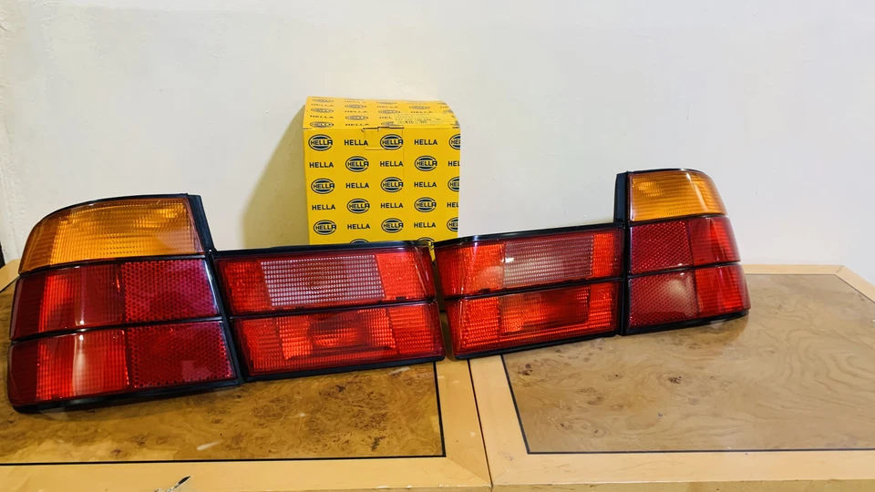 BMW E34 Serie Hella (L+R) Juego Luces Traseras Originales - TIPO HARTGE - (1989-1996) Foto 3 de 4