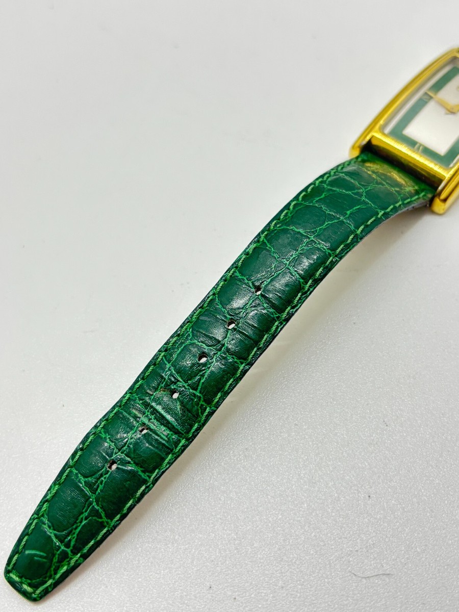 【稼働品】GUCCI グッチ 5100M ローマンベゼル デイト ゴールド ロゴ GUCCI（グッチ） 腕時計 ウォッチ クォーツ ローマン ロゴ レザー