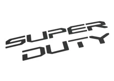 Matte Black Hood Inserts Letters For 2023-2025 Ford Super Duty