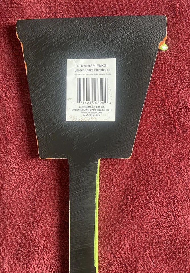 Set Of 3 Garden Stake Blackboard Flower Pot 12” - Image 3 of 3