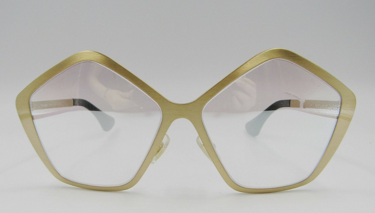 Miu Miu サングラス グリーン ハバナ/グレー グラデーション Miu Miu oval acetate havana and silver sunglasses – Eyewear Club