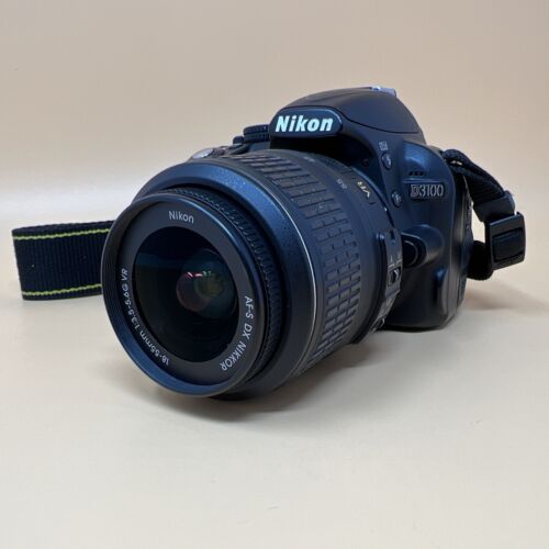 Nikon D3100 14,2 mp digitale Spiegelreflexkamera mit 18-55 VR DX - ungetestet - Bild 1 von 4