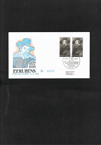 BRD-FDC Mi. Nr. 936 " 400. Geburtstag von Peter Paul Rubens ", echt gelaufen ! X