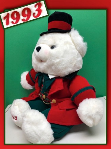 Teddy Bear 1993 Christmas Plush 150th Anniversary Christmas Carol K-Mart 028072 - Picture 3 of 6