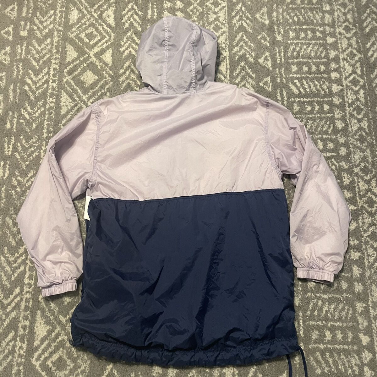Vintage Nike Anorak Spell Out Windbreaker Jacket Hooded 1/2 Vintage Nike Anorak Spell Out Windbreaker Jacket Hooded 1/2