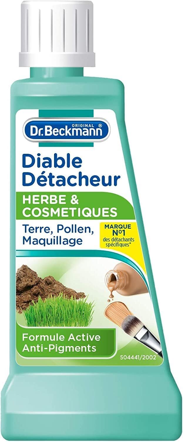 Enlever tache d'herbe et maquillage avec le Diable Détacheur de 50 ml