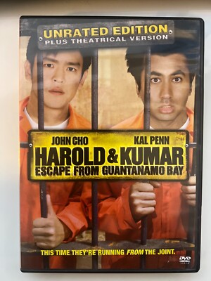 Harold & Kumar Escape from Guantanamo Bay (DVD, 2008)